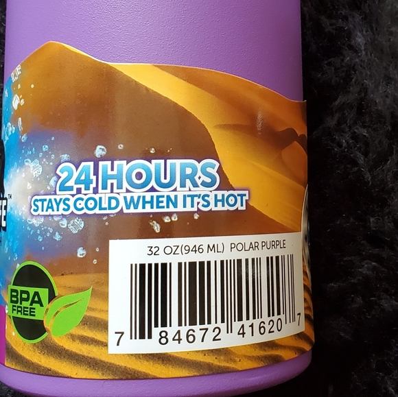 *NEW* The Alaska Life Brand "Live the Life" 32oz Hydroflask/Thermos Polar Purple - Picture 5 of 9